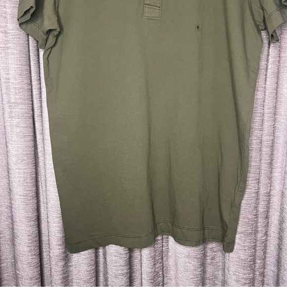 NWT American Eagle Olive Green Short Sleeve Henley T Shirt Size Small - Picture 8 of 11